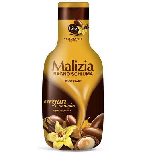 Malizia Bath Foam Argan and Vanilla 1L | gtworld.be 