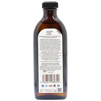 Mamado 100% Natural Rosemary Oil 150ml | gtworld.be 