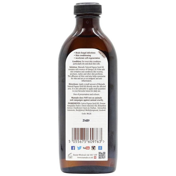 Mamado Natural Papaya Oil 150ml | gtworld.be 