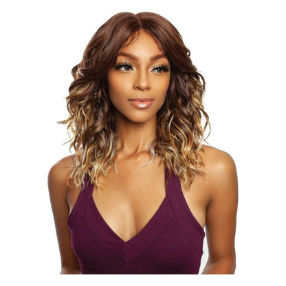 Mane Concept Health & Beauty Mane Concept Red Carpet HD 4 Lace Front Futura Wig Heena 14” _ Synthetic Hair