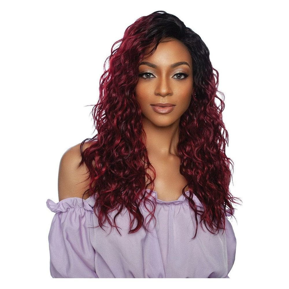 Mane Concept Health & Beauty Mane Concept Red Carpet HD 4 Melting Lace Front Futura Wig Molten 18 _ Synthetic Hair