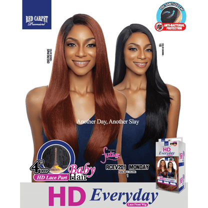 Mane Concept Health & Beauty Mane Concept Red Carpet HD Everyday Lace Front Futura Wig _ Synthetic Hair COL #1