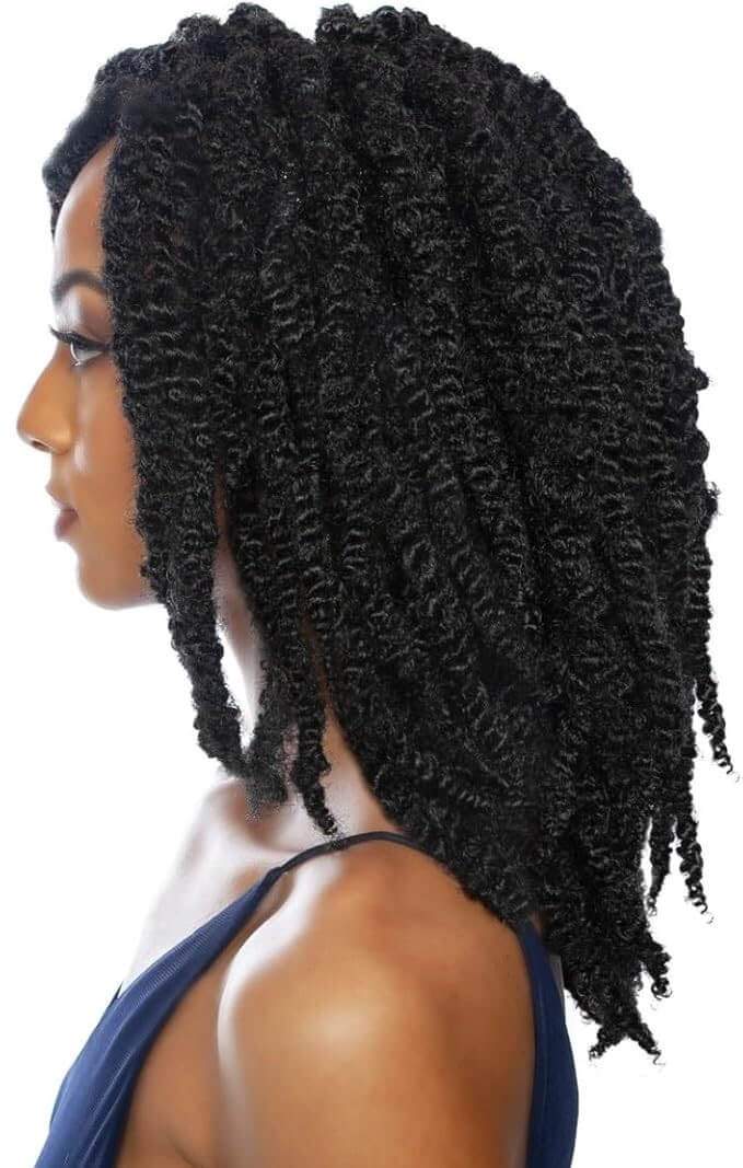 Mane Concept Mane Concept Afri-Naptural 3X Afro Spring Twist  Cheveux synthétiques 16" / 24"