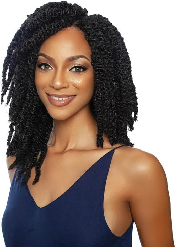 Mane Concept Mane Concept Afri-Naptural 3X Afro Spring Twist  Cheveux synthétiques 16" / 24"