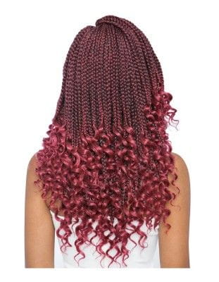 Mane Concept Mane Concept Afri-Naptural 3X Curly Ends Box Braids Cheveux synthétiques 14" / 18"