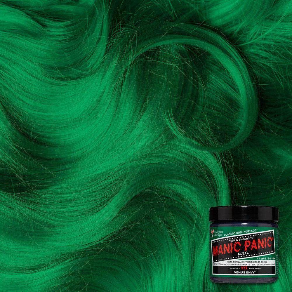 Manic Panic Health & Beauty Green Navy Manic Panic Semi-Permanent Hair Color Cream 118ml