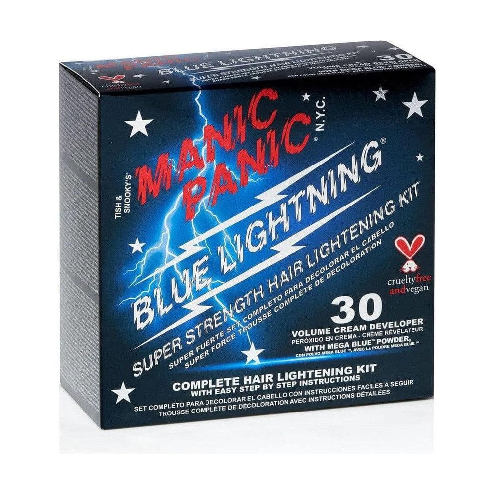 Manic Panic Health & Beauty Manic Panic Blue Lightening Bleach Kit - 30 Volume With Mega Blue Powder