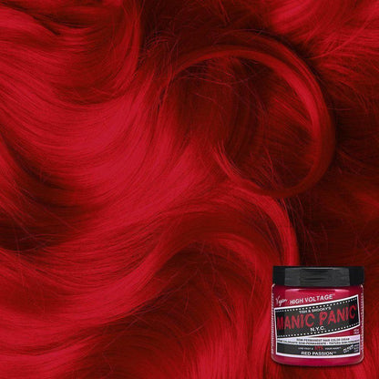 Manic Panic Health & Beauty Red Passion Manic Panic Semi-Permanent Hair Color Cream 118ml