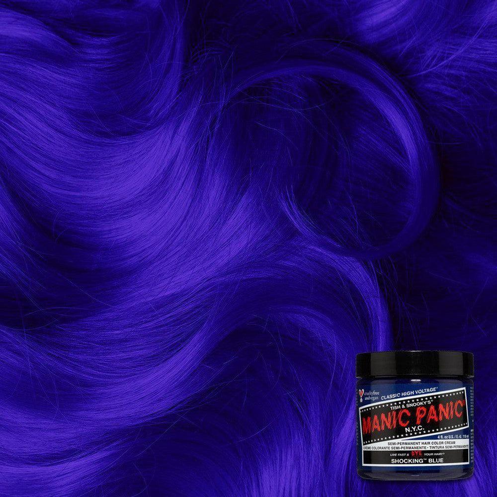 Manic Panic Health & Beauty Shocking Blue Manic Panic Semi-Permanent Hair Color Cream 118ml