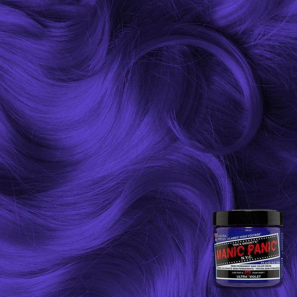 Manic Panic Health & Beauty Ultra Violet Manic Panic Semi-Permanent Hair Color Cream 118ml