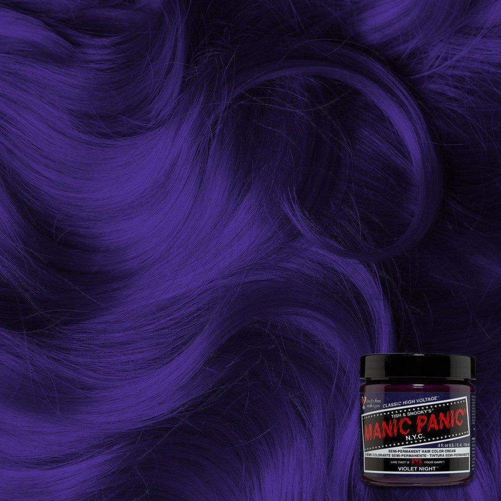 Manic Panic Health & Beauty Violet Night Manic Panic Semi-Permanent Hair Color Cream 118ml