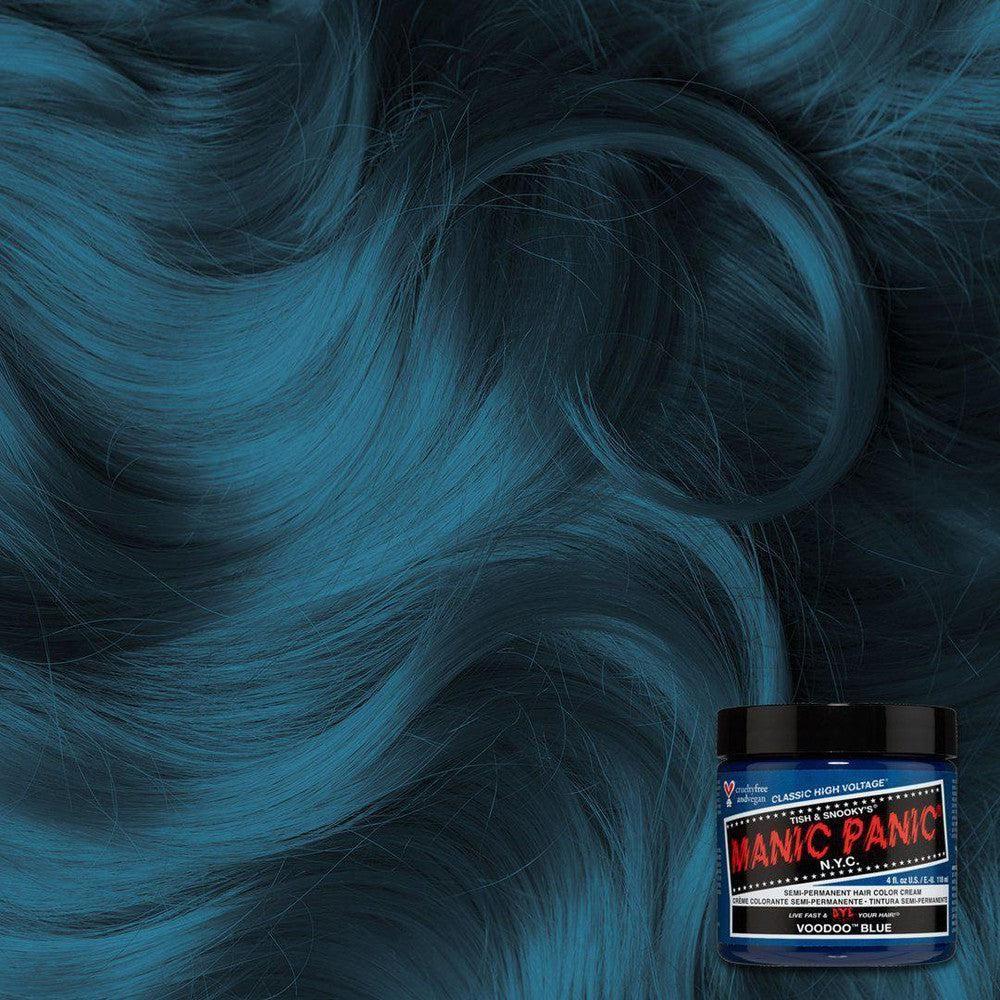 Manic Panic Health & Beauty Voodoo Blue Manic Panic Semi-Permanent Hair Color Cream 118ml