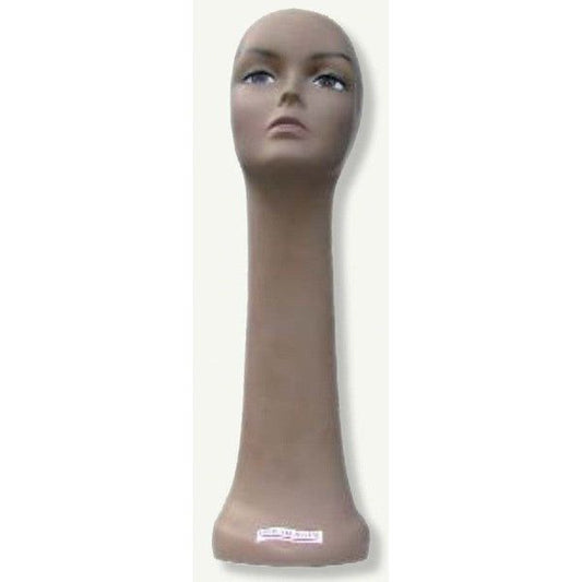 Mannequin Health & Beauty Mannequin S22/Decorative head, wig head/ Brown