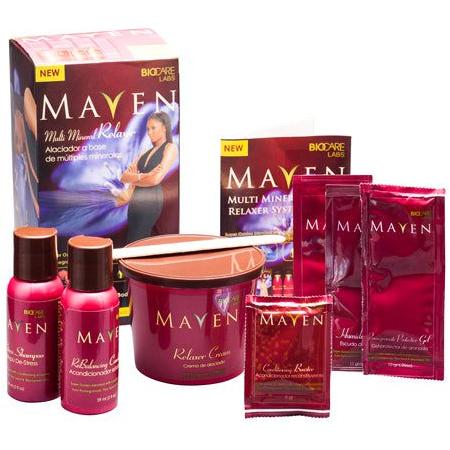 Maven Health & Beauty Maven Multi Mineral Relaxer Medium to Fine Hair, 1 Application