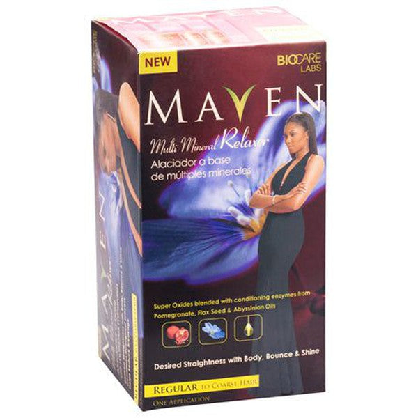 Maven Maven Multi Mineral Relaxer Regular To Coarse Hair, 1 Application