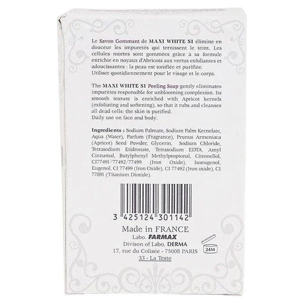 Maxi White Health & Beauty Maxi White S1 Savon Gommant Peeling Soap 200g