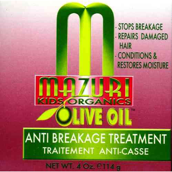 Mazuri Organics Health & Beauty Mazuri Kids Organics Olive Oil Anti-Breakage Treatment 114g