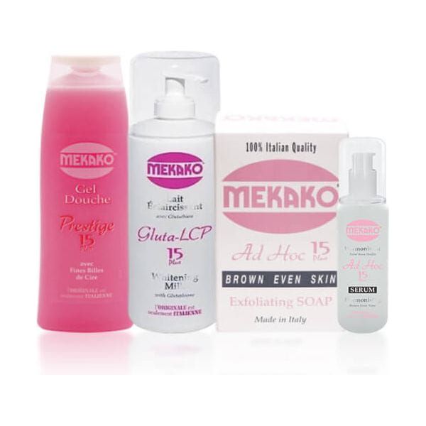 Mekako Health & Beauty Mekako Skin Whitening 15 Plus bundle