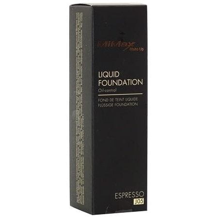 MiMax Health & Beauty Mimax Liquid Foundation J05 Espresso 30ml MiMax MakeUp Liquid Foundation 30ml