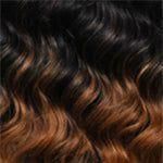 ModelModel Health & Beauty 18" = 45 cm / Schwarz-Kupferbraun Mix Ombre #DE30 Model Model Equal Brazilian Bundle Wave Synthetic Hair