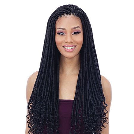 ModelModel Glance Braid - Straight Goddess Loc 20" - Cheveux synthétiques | gtworld.be 