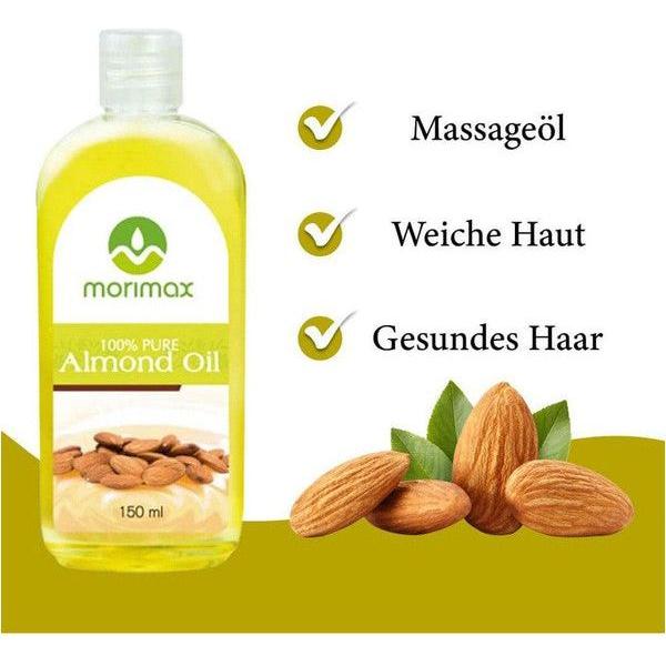 Morimax Health & Beauty Morimax 100% Pure Almond Oil 150ml