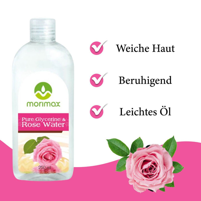 Morimax Pure Glycerine & Rose Water 250ml | gtworld.be 