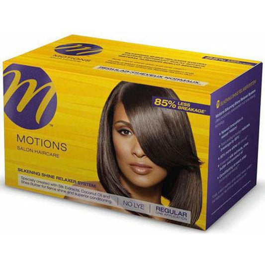 Motions Health & Beauty Motions Salon Care Silkening Shine No Lye Relaxer System, Regular