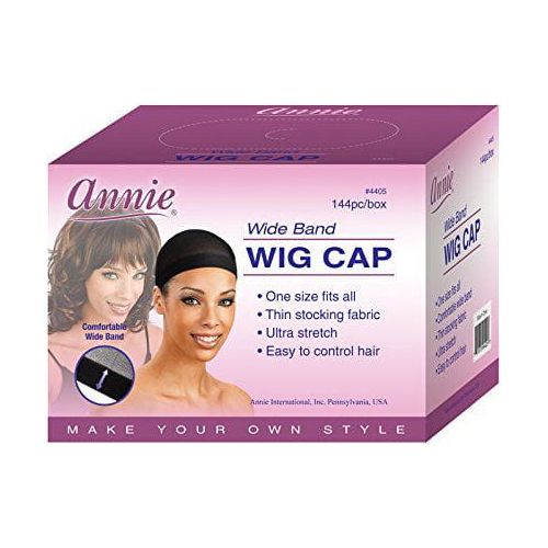 Annie Wig Cap Black 144 pcs