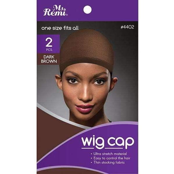 Ms.Remi Health & Beauty Ms.Remi Wig Cap 2pc Dark Brown