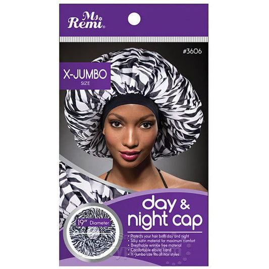 Ms.Remi Ms.Remi Extra Jumbo Day & night Cap Zebra #3606