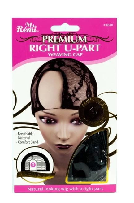 Ms.Remi Ms. Remi Right Upart Weaving Cap with Invisible Lace Black #4640