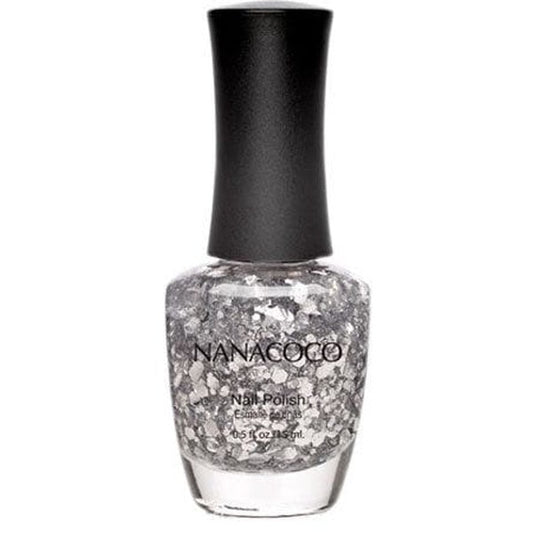 Nanacoco Nncc Dancing Np-Large Gray Glitter-Diamond Silver-15Ml