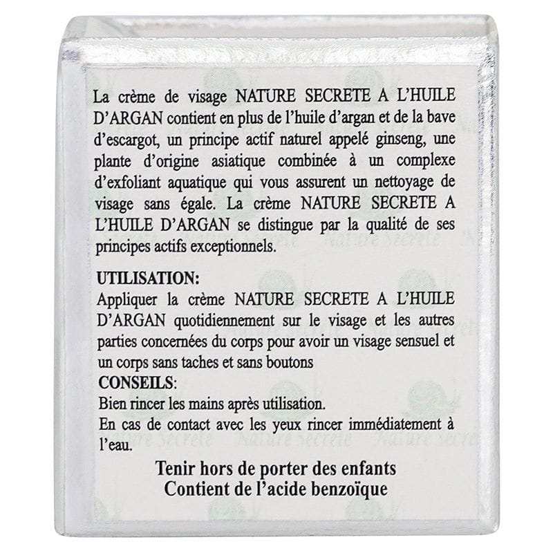 Nature Secrete Facial Cream 40g | gtworld.be 