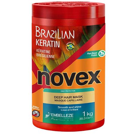 Novex Brazilian Keratin Mask Conditioner 1kg | gtworld.be 