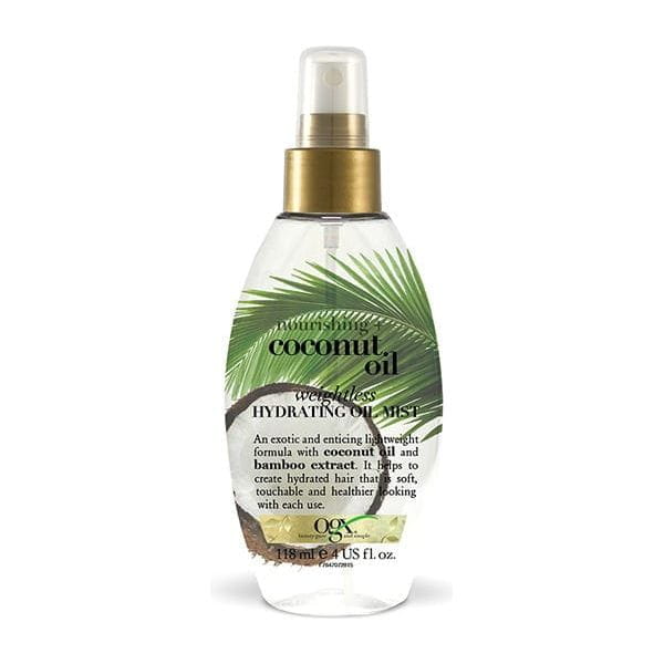 OGX Health & Beauty OGX Nourishing Coconut Oil Weightless Hydrating Oil Mist Spray 118ml