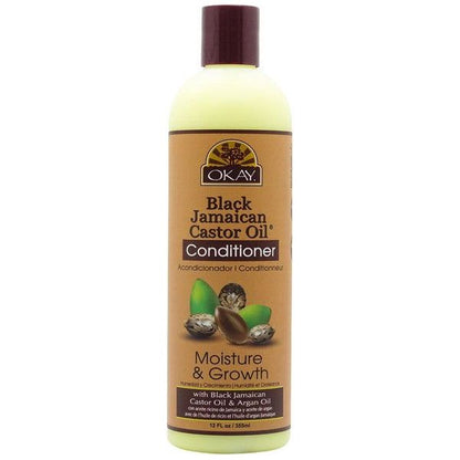 Okay Black Jamaican Castor Oil Conditioner Moisture & Growth 355ml