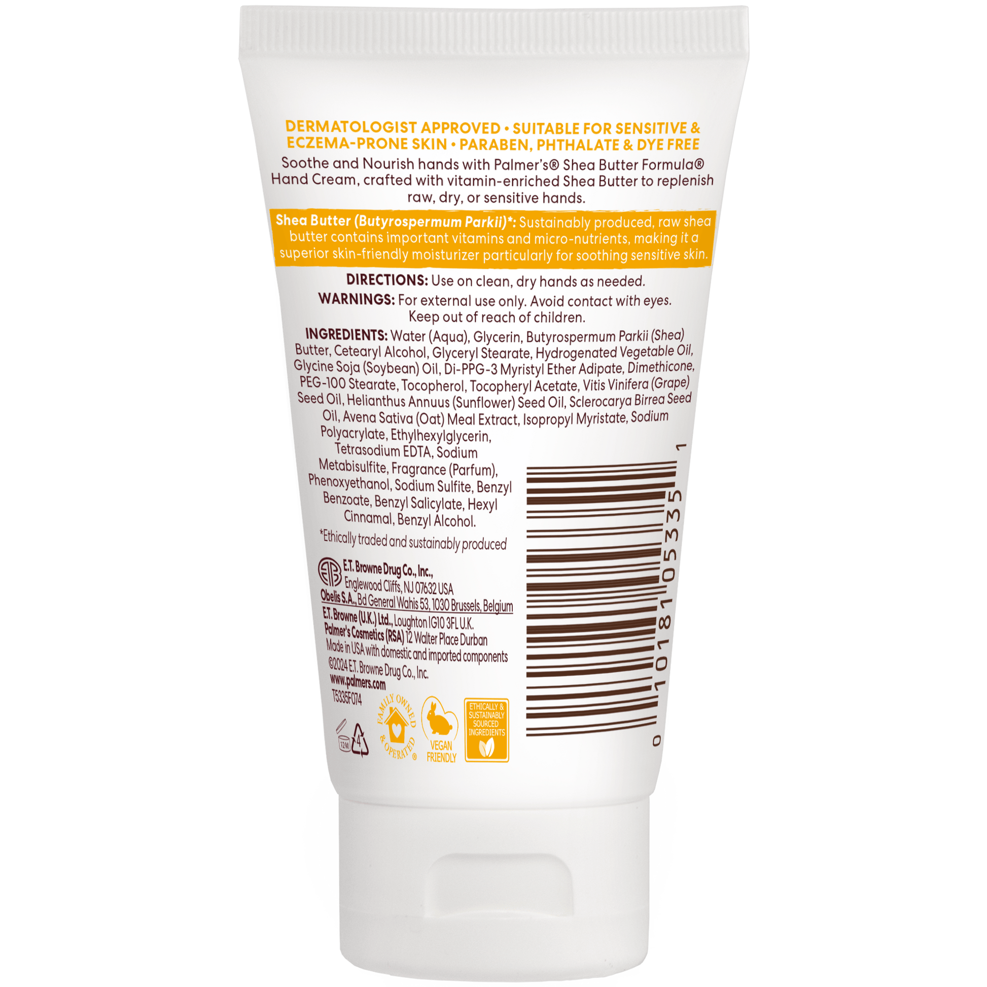 Palmer's Health & Beauty Palmer's Shea Formula Raw Shea Hand Cream 60g
