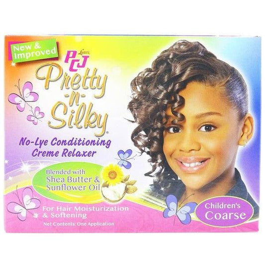 PCJ Health & Beauty PCJ Pretty n Silky No-Lye Conditioning Creme Relaxer, Children's Coarse