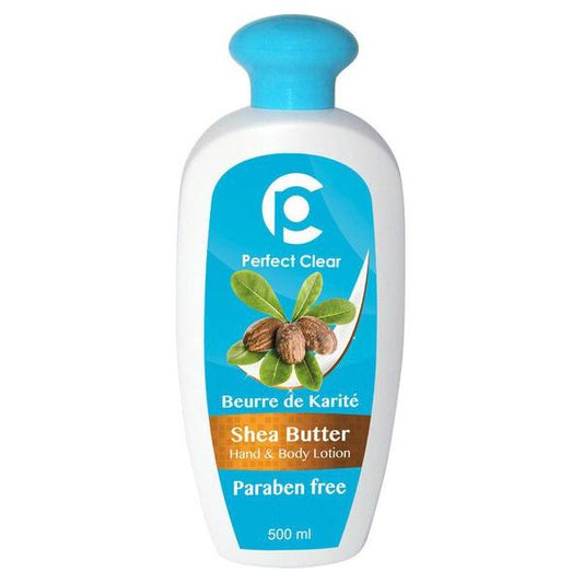 Perfect Clear Health & Beauty Perfect Clear Shea Butter Hand & Body Lotion, Paraben free 500ml