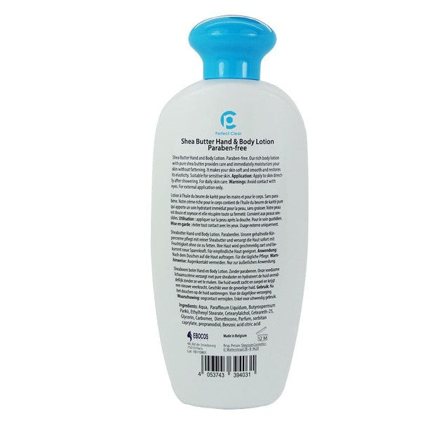 Perfect Clear Shea Butter Hand & Body Lotion, Paraben free 500ml | gtworld.be 