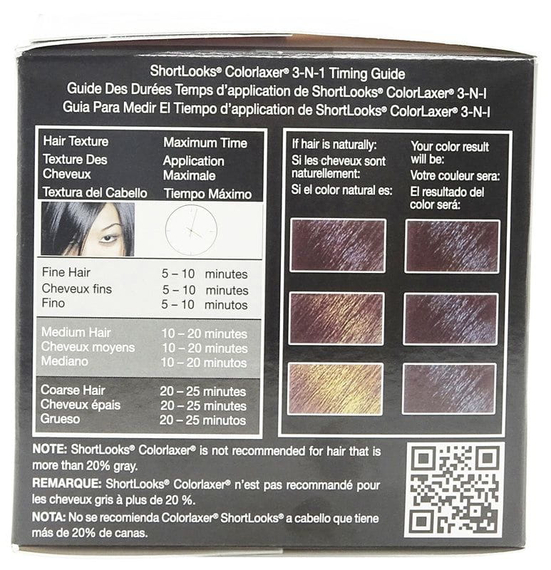 Lusters Shortlooks ColorLaxer  Semi-Permanent 3 IN 1 Color, Relax & Condition | gtworld.be 