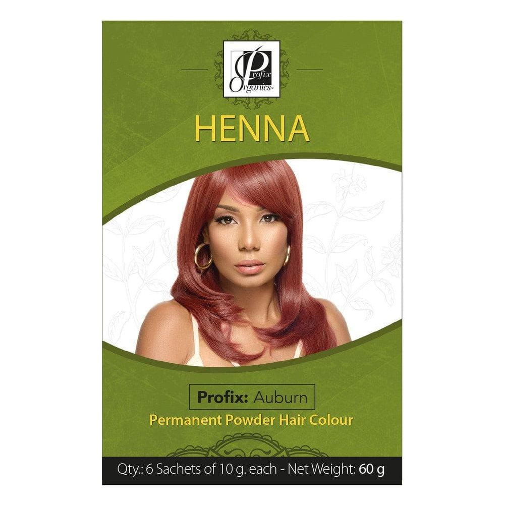 Profix Health & Beauty Profix Color Auburn Profix Organics Henna Permanent Powder Hair Colour 60g