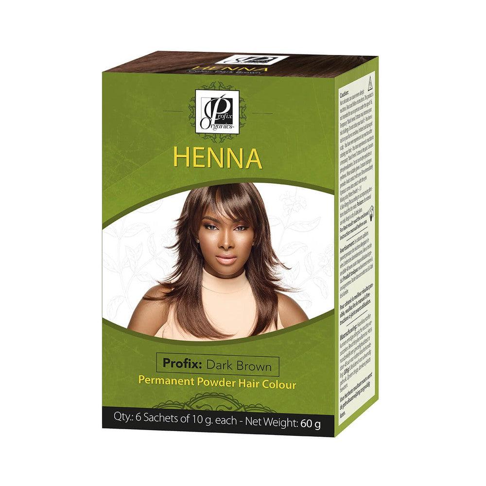 Profix Organics Henna Permanent Powder Hair Colour 60g | gtworld.be 