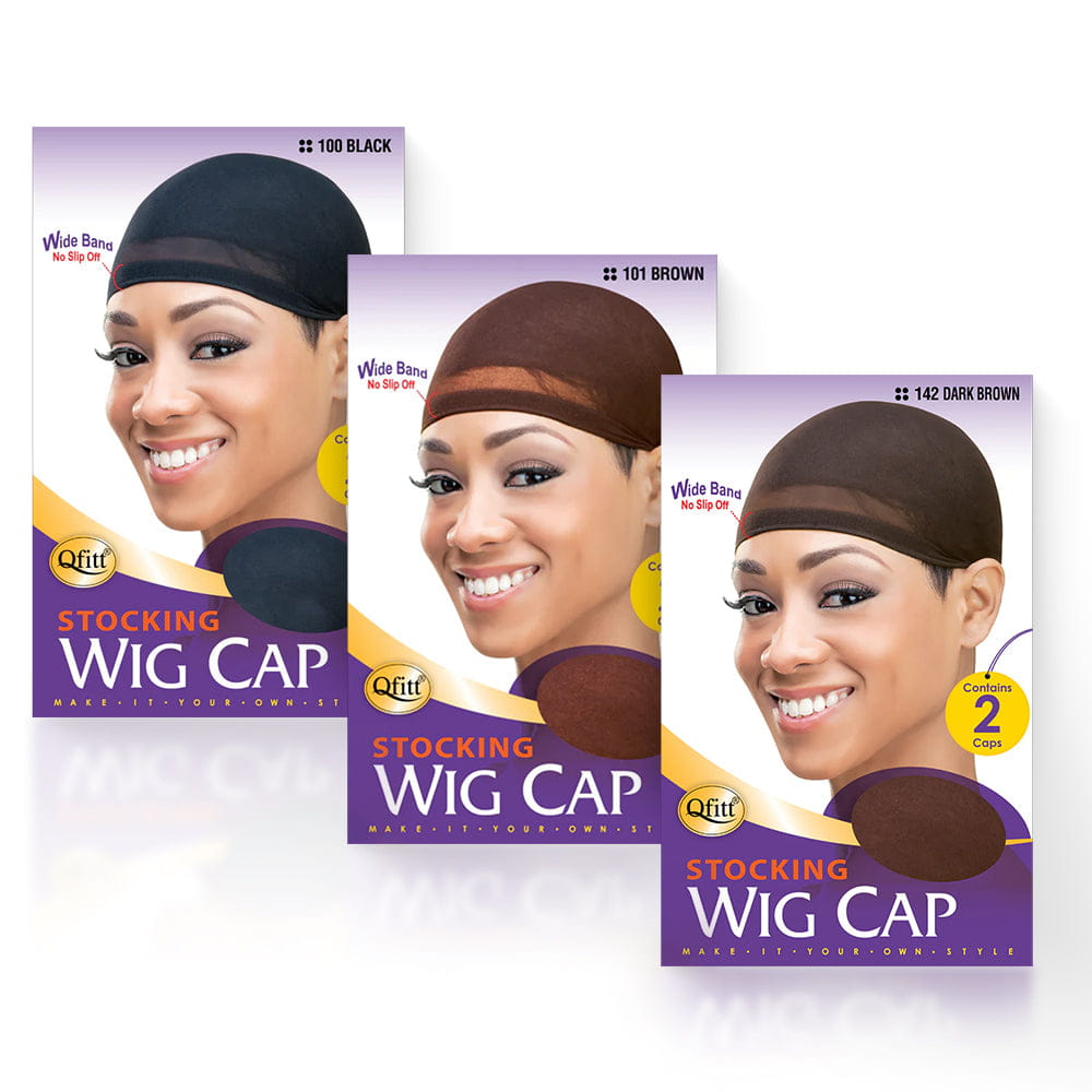 Qfitt Health & Beauty Qfitt - Bonnet de perruque en nylon (2 pièces)