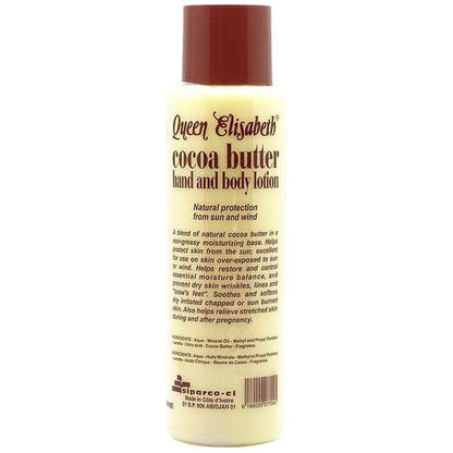 Queen Elisabeth Health & Beauty Queen Elisabeth Cocoa Butter Hand and Body Lotion 400ml