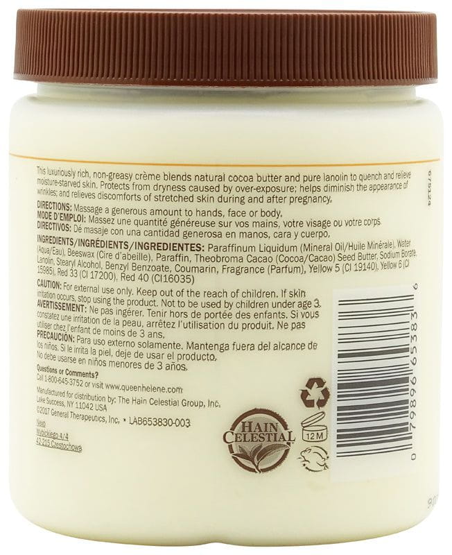 Queen Helene Cocoa Butter Face +Body Creme 443ml | gtworld.be 