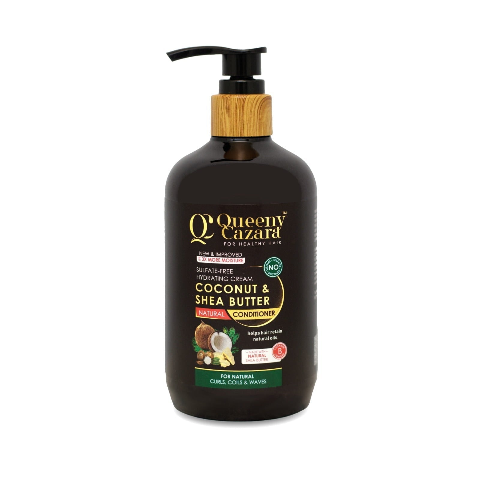 Queeny Cazara Health & Beauty Queeny Cazara Coconut & Shea Butter Conditioner 350 ml