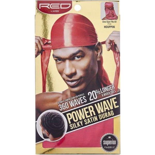 Red by Kiss Health & Beauty Red By Kiss Power Wave Silky Satin Durag _ Superior Fabric