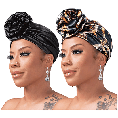 Red by Kiss Health & Beauty Red By Kiss Silky Luxe Keyshia Cole X Top Knot Turban - Black/Luxury